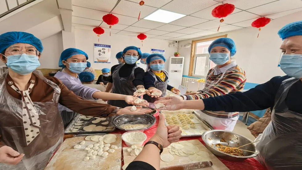 情暖新春·爱心饺子——太原市第七人民医院党支部联合工会开展主题党日活动